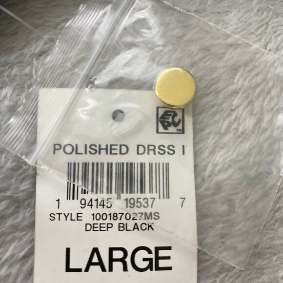 INC International Concepts Maxi Shirt Dress Women L Black Ruched Stretch Knit - Picture 5 of 10